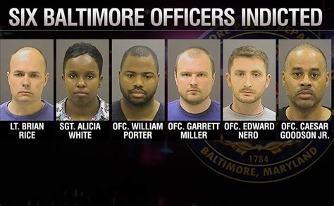 Six Baltimore Officers Indicted In Freddie Gray S Death