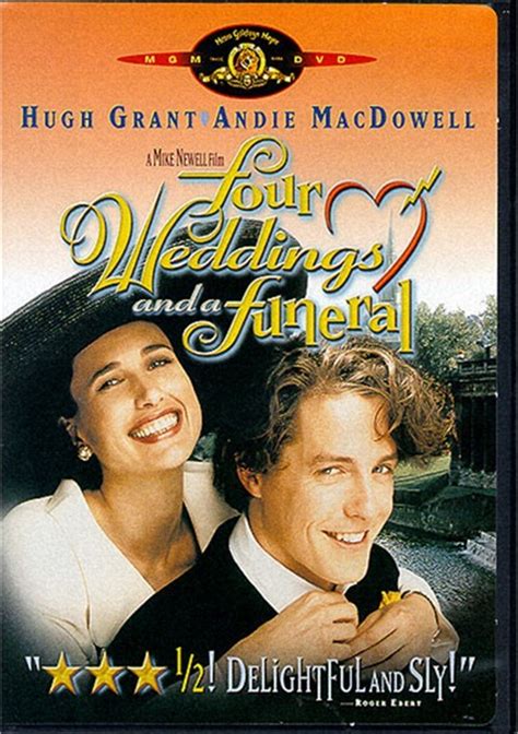 Four Weddings And A Funeral Dvd 1993 Dvd Empire