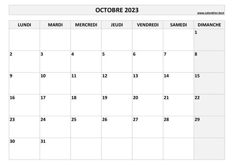 Calendrier Octobre 2023 A Imprimer Icalendrier Images