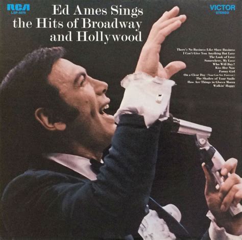 Ed Ames Sings The Hits Of Broadway And Hollywood Discogs