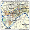 Aerial Photography Map of Easton, PA Pennsylvania