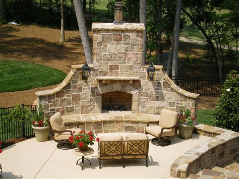 Backyard Fireplace For The Home Backyard Fireplace Outdoor