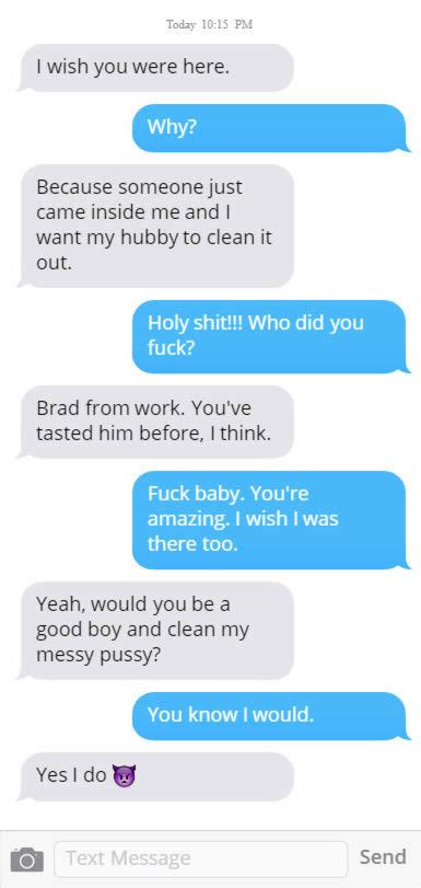 Naughty Hotwife Texts On Tumblr Via Hotwife Texts Husband After