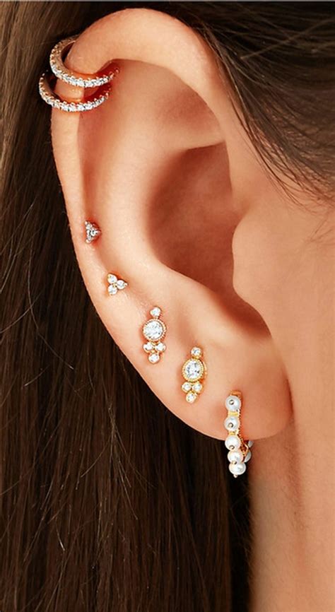 Top Double Sided Cartilage Earring Best Esthdonghoadian
