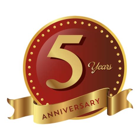 Download High Quality Anniversary Clipart 5th Transparent Png Images