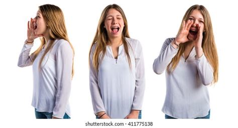 Angry Teen Girl Shouting Stock Photo 411775138 Shutterstock