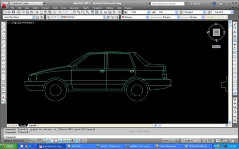 Library Car Blocks In Autocad 2d Autocad Tips