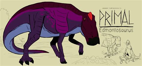 Genndy Tartakovsky Primal Edmontosaurus Style By Lilburgerd4 On Deviantart