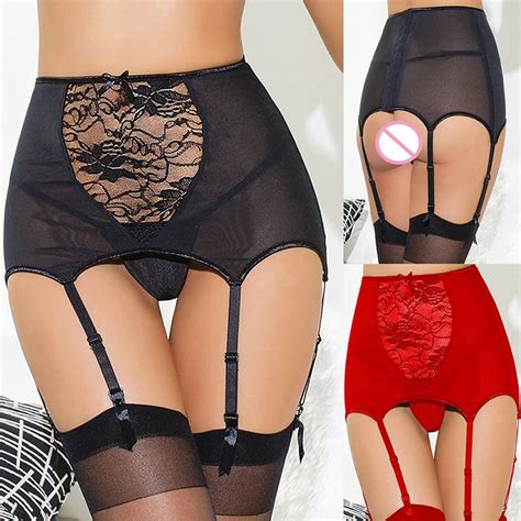 women s hot sexy lingerie lace stocking suspender belt sexy lingerie high waist bustier vintage