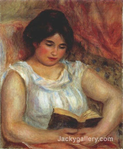 Gabrielle Reading By Pierre Auguste Renoir Paintings Reproduction For