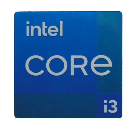 Intel Core I3 11th Generation Sticker 14 X 14mm Rocket Lake Badge For