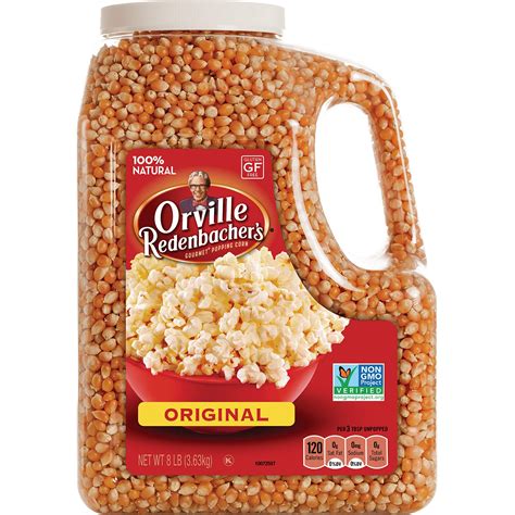 Orville Redenbacher Gourmet Popcorn Kernels Original Yellow 8lb Natural