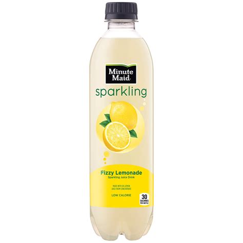 Minute Maid Sparkling Fizzy Lemonade 169 Fl Oz