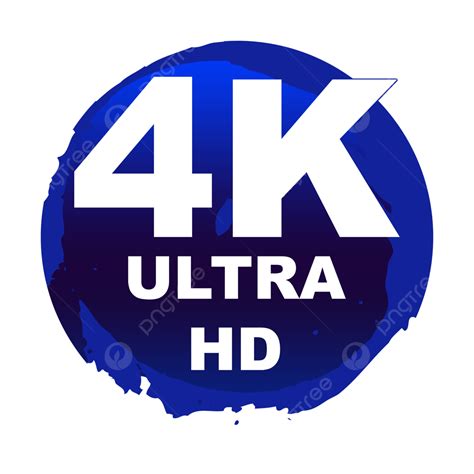 Transparent 4k Ultra Hd Button 矢量圖像 4k超高清 4k 4k 图标素材圖案，psd和png圖片免費下載