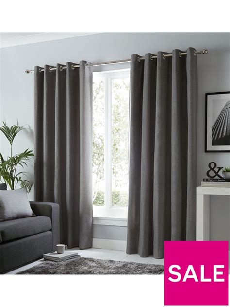 Fusion Sorbonne Lined Eyelet Curtains Uk