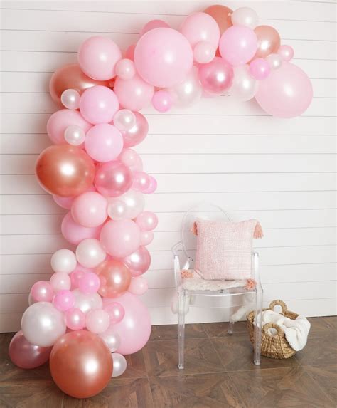 Pink Balloon Arch Kit Diy Pink Balloon Garland Kit