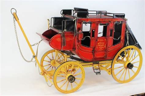 Large Wells Fargo Concord Stagecoach Model 44 X 30 Tall By Noted