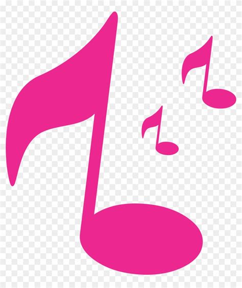 Musical Note Clip Art Pink Music Note Clipart Free Transparent Png