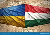 Ukraine and Hungary stock illustration. Illustration of europe - 102464252