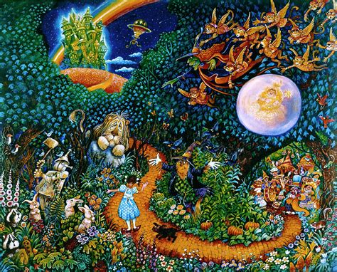 The Land Of Oz Painting By Bill Bell