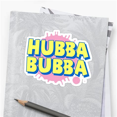 Hubba Bubba Stickers By Red Addiction Redbubble