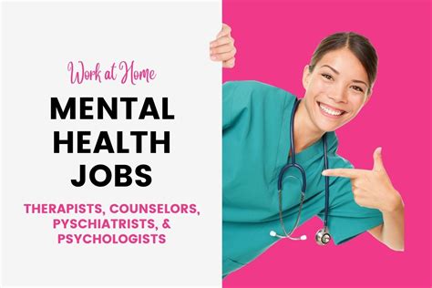 5 Mental Health Work At Home Jobs Open Now