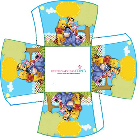 Winnie The Pooh Party Free Printable Boxes Oh My Baby