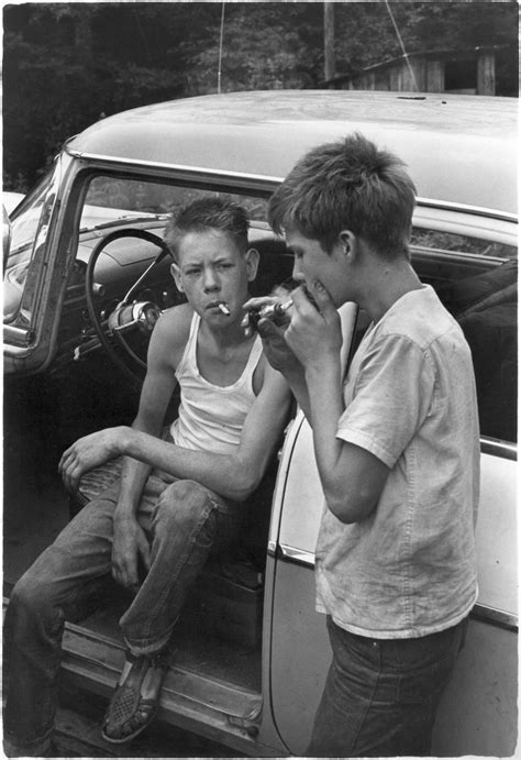 William Gedney Two Boys Smoking By Car Old Pictures Old Photos Vintage Photos Vintage
