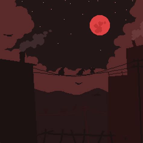 Blood Moon Pixelart