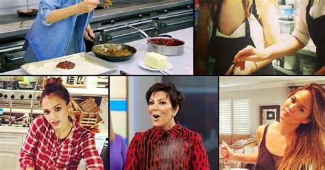 Celebrities In The Kitchen Stars Who Love To Cook Us Weekly