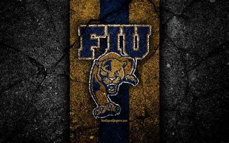 Download Wallpapers Fiu Panthers 4k American Football Team Ncaa