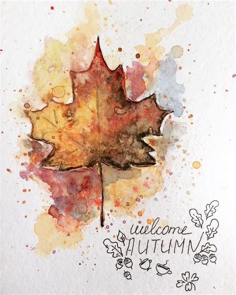 Pin By Diane Smith On Whimsical Autumn Painting Watercolor Paintings