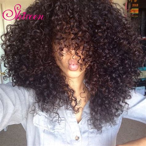 Hit space bar to expand submenuall in one pack weave. Shireen Malaysian Afro Kinky Curly Hair Bundles 4 Bundle ...