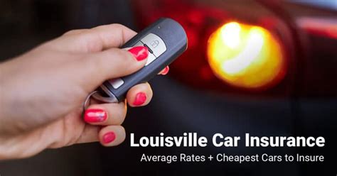 Louisville Car Insurance Cost - Cheapest Rates for 150+ Vehicles