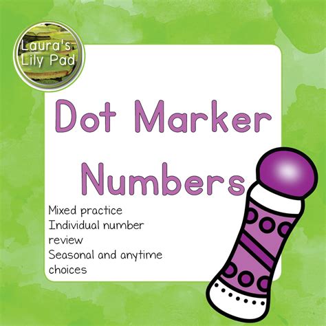 Dot Marker Number Recognition And Review Made By Teachers