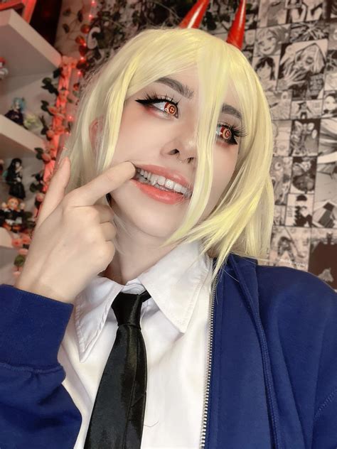 [self] power cosplay from chainsaw man by meloly senpai r cosplay