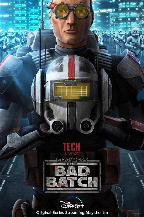 The Bad Batch New Character Poster For Tech Drops Star Wars News Net