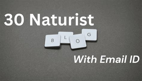 30 Best Naturist Blogs And Websites With Email Id