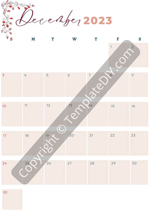 December 2023 Calendar Template With Holidays In Pdf And Excel