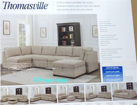 At costco.com, you'll find beautiful, expertly crafted leather sofas and sectionals at incredible wholesale prices. Costco - Thomasville 6-Pc Modular Fabric Sectional $999.99 in 2020 | Fabric sectional, Modular ...