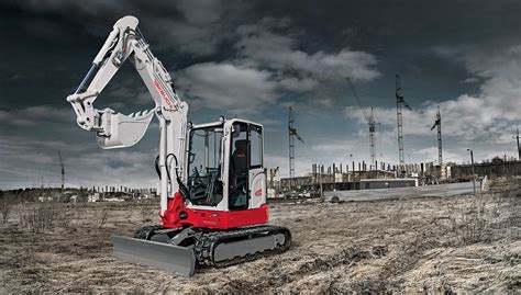 Takeuchi Introduces New Tb350r The First Short Tail Swing Excavator In
