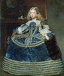 Retrato "La infanta Margarita en azul" de Velázquez, cuadro al óleo.
