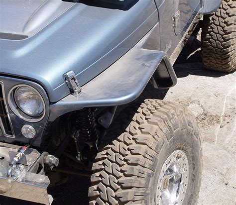 Jeep Tj Flat Fenders Poison Spyder With Lightsandreplacement