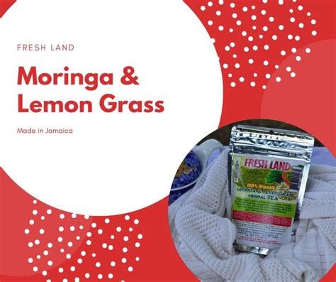 Moringa And Lemon Grass Tea Blend 100 Organic Jamaican Etsy