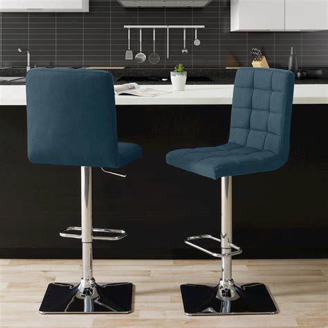 Best Buy Corliving Heavy Duty Fabric Kitchen Chairs Set Of 2 Dark
