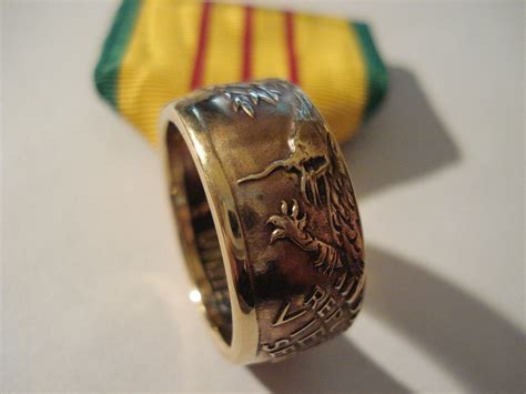 Vietnam Service Medal Ring Made To Order