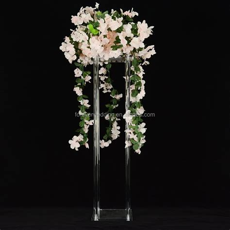 Acrylic Floor Vase Clear Flower Vase Table Centerpiece For Marriage