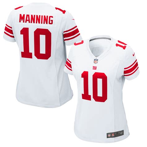 Eli Manning New York Giants Nike Womens Game Jersey White