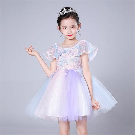 Flower Girl Lace Dress Pageant Kids Wedding Christmas Holiday Party