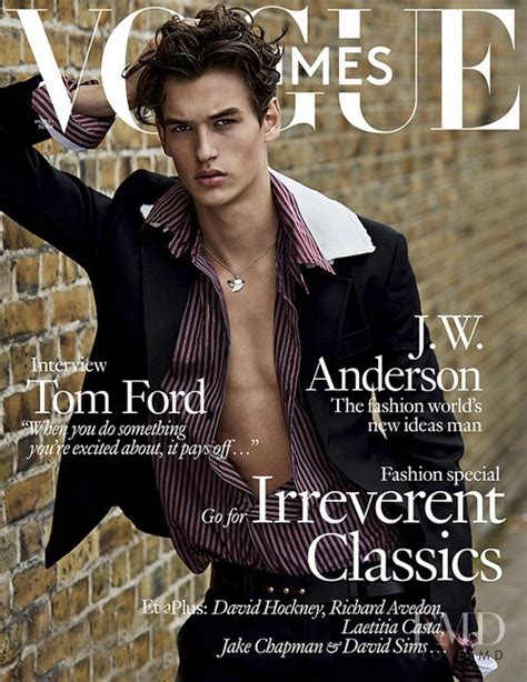 Cover Of Vogue Hommes International With Jegor Venned September Id Magazines